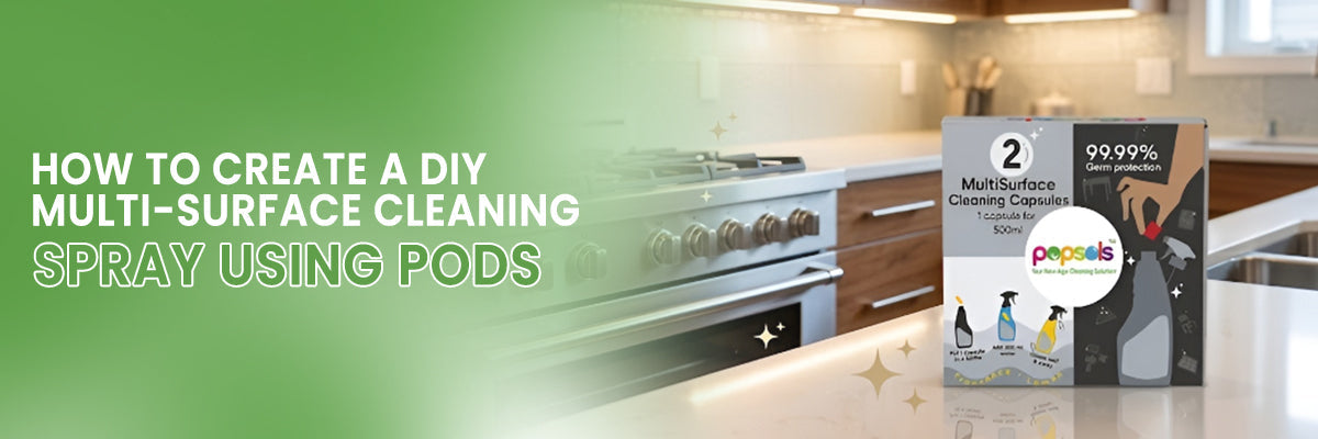 How to Create a DIY Multi-Surface Cleaning Spray Using Pods