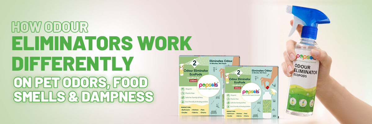 How Odour Eliminators Work Differently on Pet Odours, Food Smells & Dampness