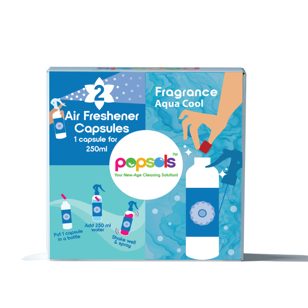 Aqua Cool - Air Freshener Capsules 1 Box of 2 Capsules | Long-Lasting Home Freshener