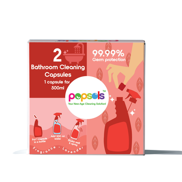 1 Box of Bathroom Cleaner EcoPods | 5-in-1 Cleaning for Tiles & Surfaces