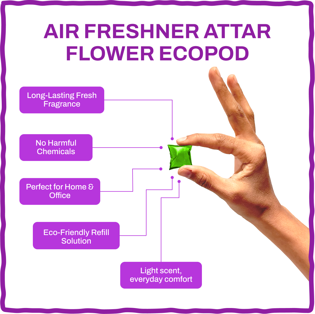 Attar Flower - Air Freshener EcoPods