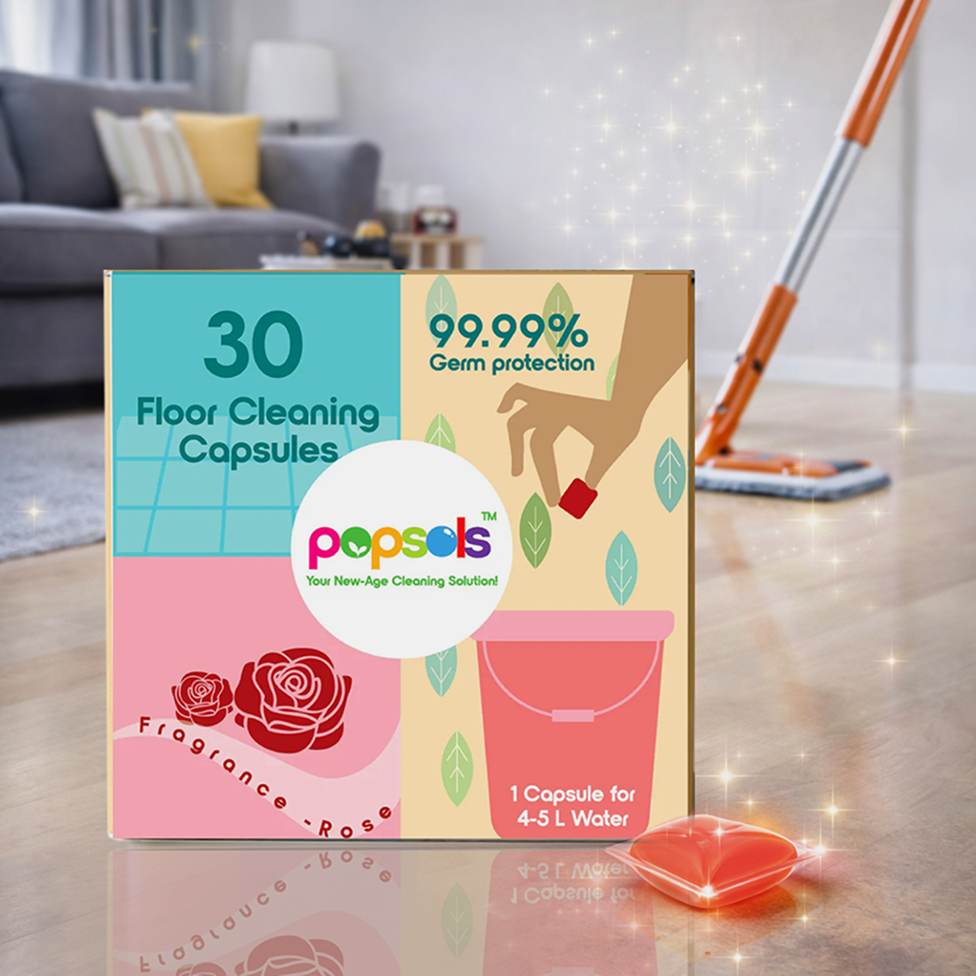 🎁 Rose – Floor Cleaner EcoPods - 1 Month Pack