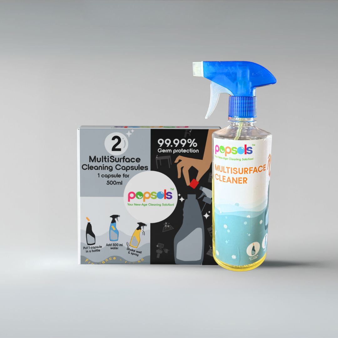 Floor Cleaner (All Fragrances), Laundry Capsules and Multi-Surface Cleaner Ecopods | Eco-Friendly Combo Pack