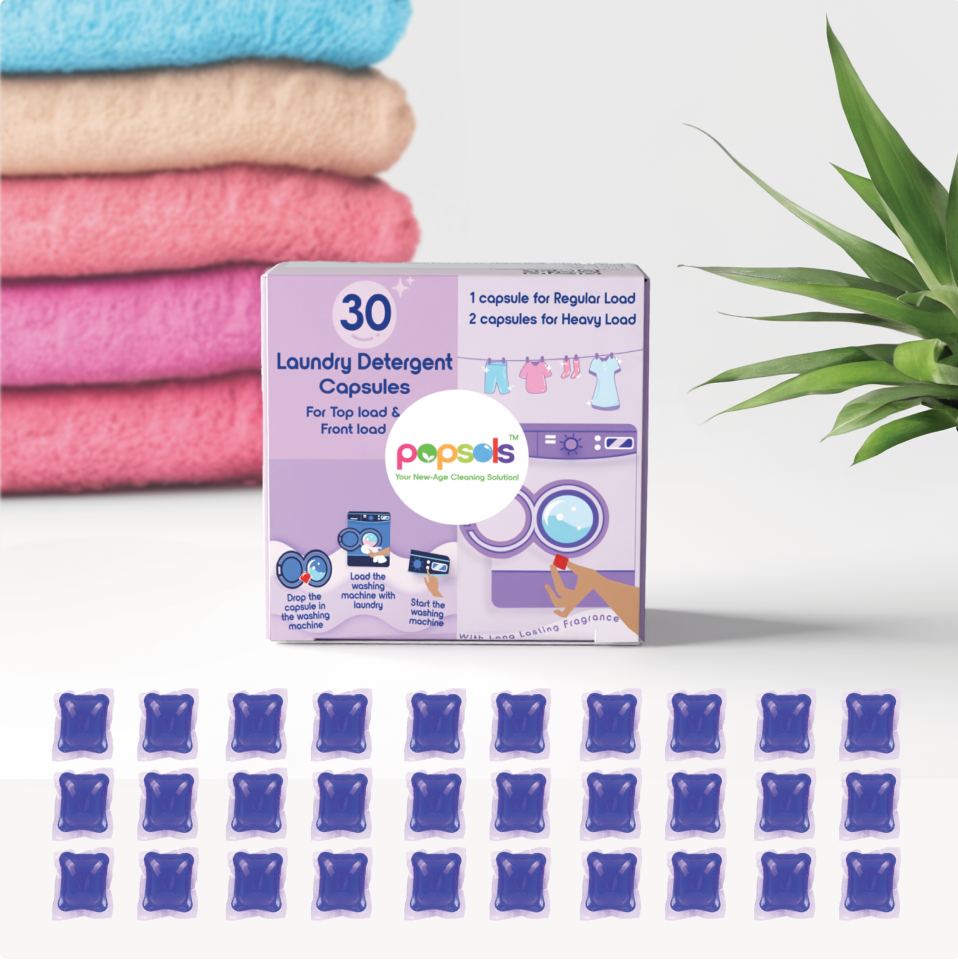 Floor Cleaner (All Fragrances), Laundry Capsules and Multi-Surface Cleaner Ecopods | Eco-Friendly Combo Pack