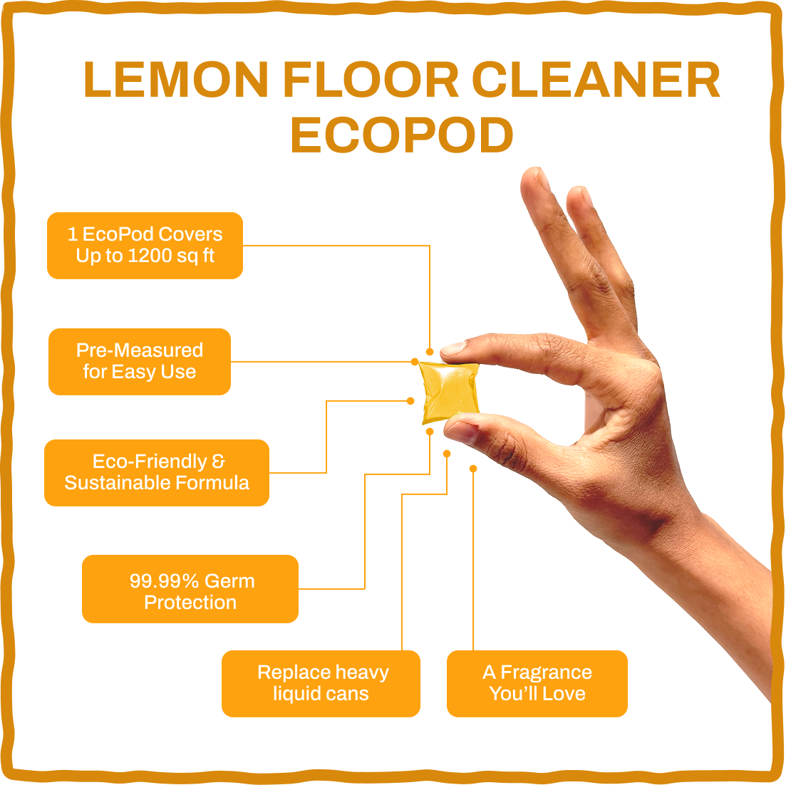 Lemon – Floor Cleaner EcoPods