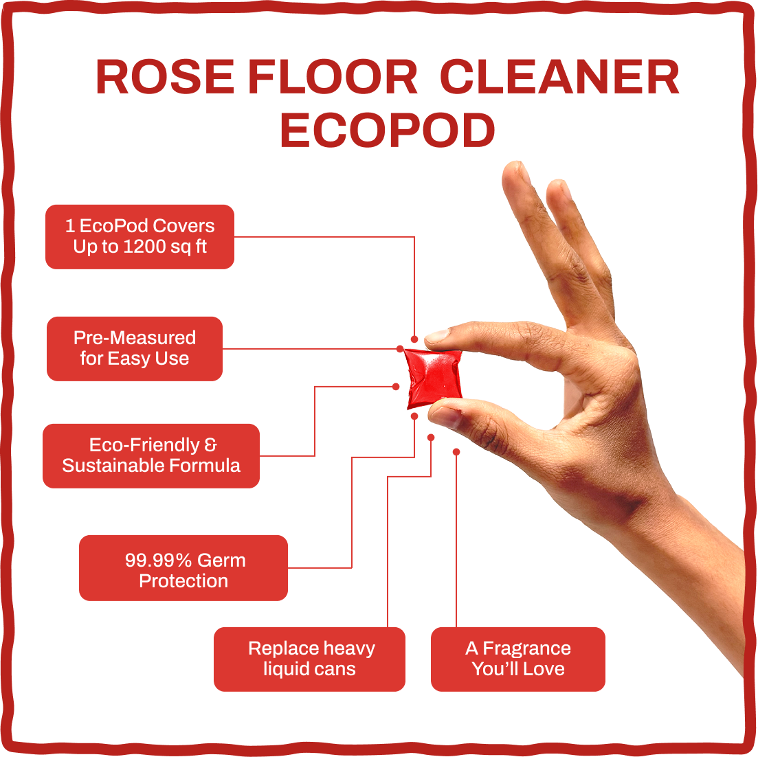 Rose – Floor Cleaner EcoPods