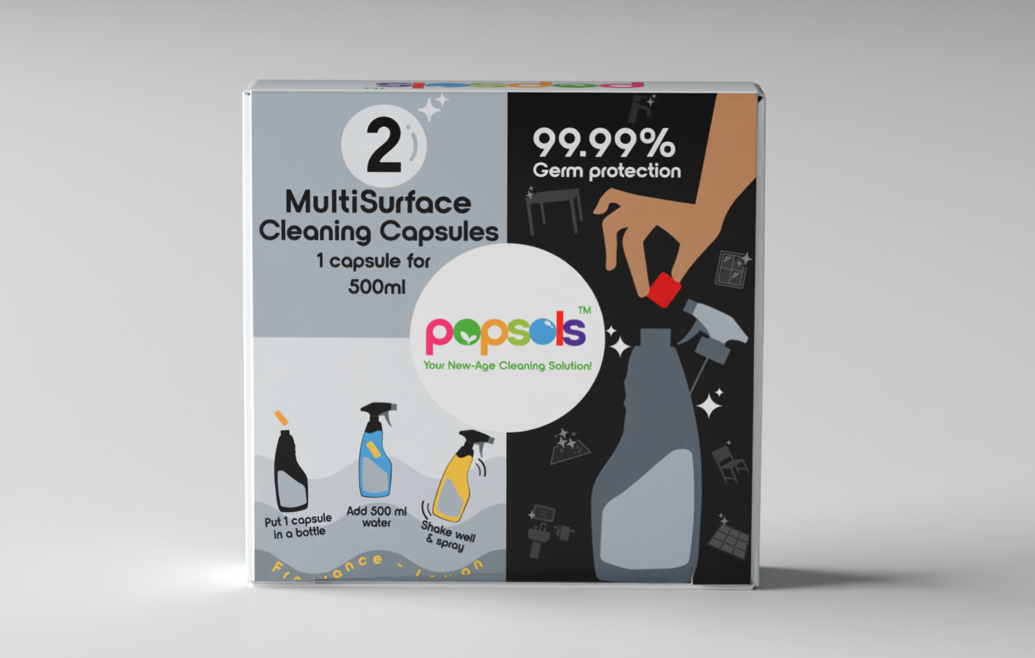 Multi-Surface Cleaning - 2 Capsules