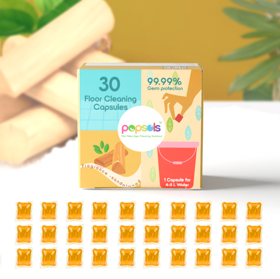 Floor Cleaning Capsules - 30 (Sandalwood)