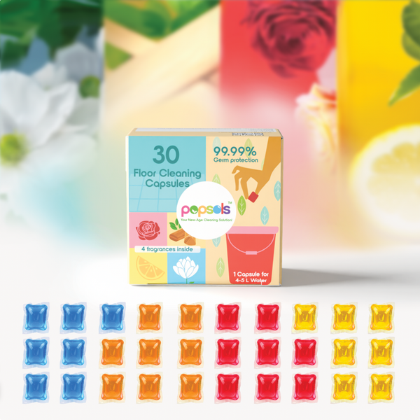 All Fragrance – Floor Cleaner EcoPods (30 Capsules, Pack of 1)