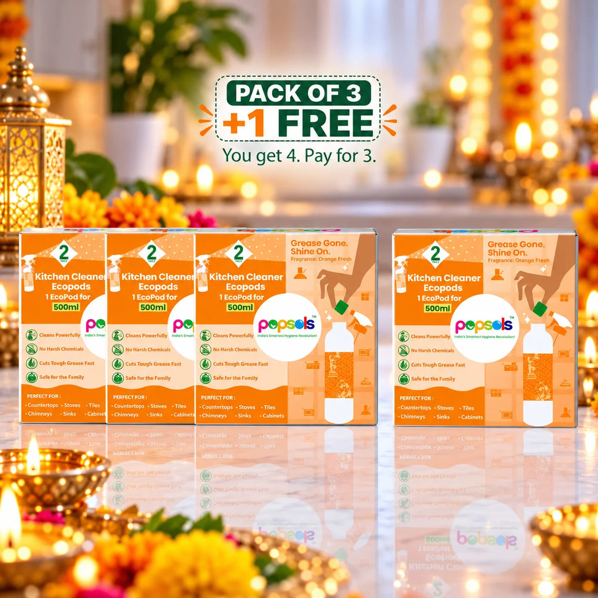 Kitchen Cleaner & Degreaser EcoPods