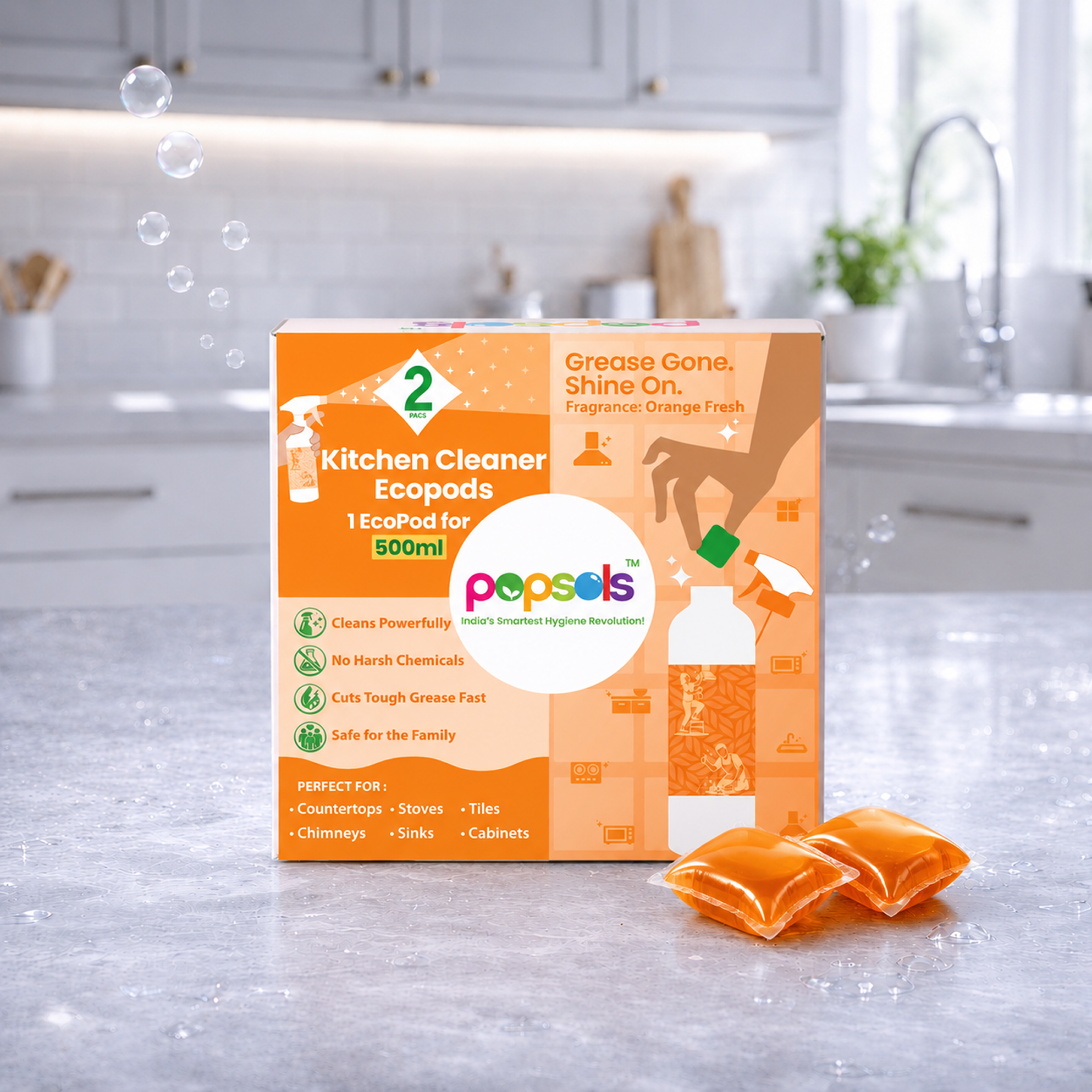🎁 Kitchen Cleaner & Degreaser EcoPods - Pack of 1